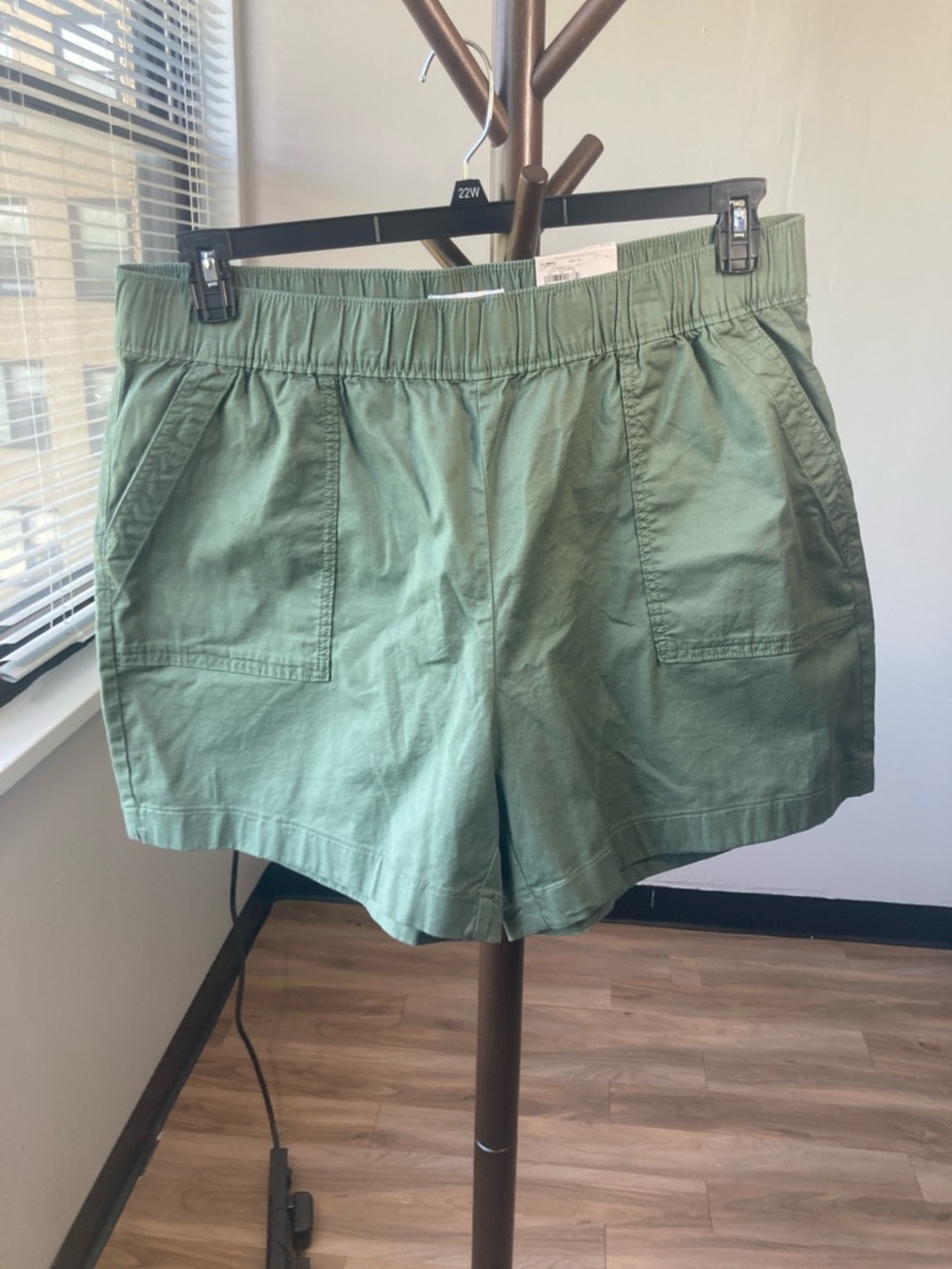 Croft & Barrow midrise short pull on short elastic waist manalo olive XXL